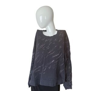 Allsaints Glitter Animal Print Sweatshirt